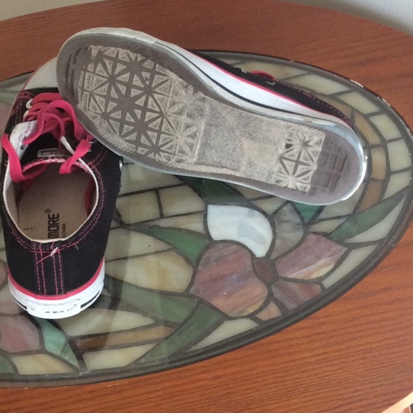 Black pink and white sneakers - Picture 4 of 4